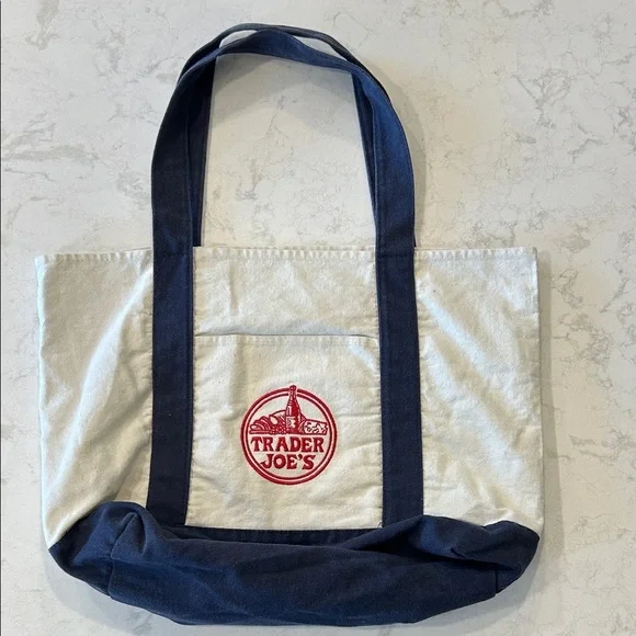 Trader Joe's Canvas Reusable Shopping Tote Bag - Picture 2 of 7